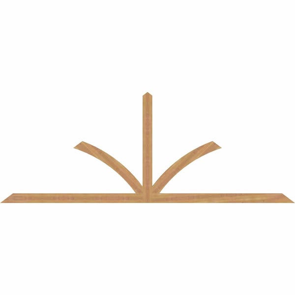 Ekena Millwork Richland Timber Gable Bracket, Western Red Cedar, 108"W x 40"H x 1 1/2"D x 3 1/2"F, 9/12 Pitch GBW108X40X0204RIC00SWR - main